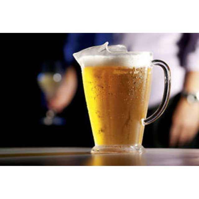 4 x Beer Jugs 1140ml Wholesale Bar Clear Glassware Plastic Drinking