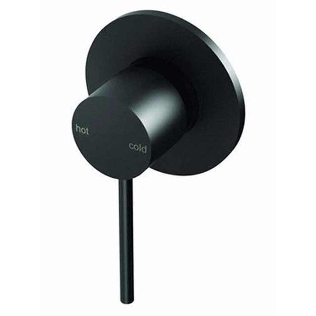 Phoenix Tapware VIVID VS780MB Matte Black Slimline Shower Wall Mixer Tap