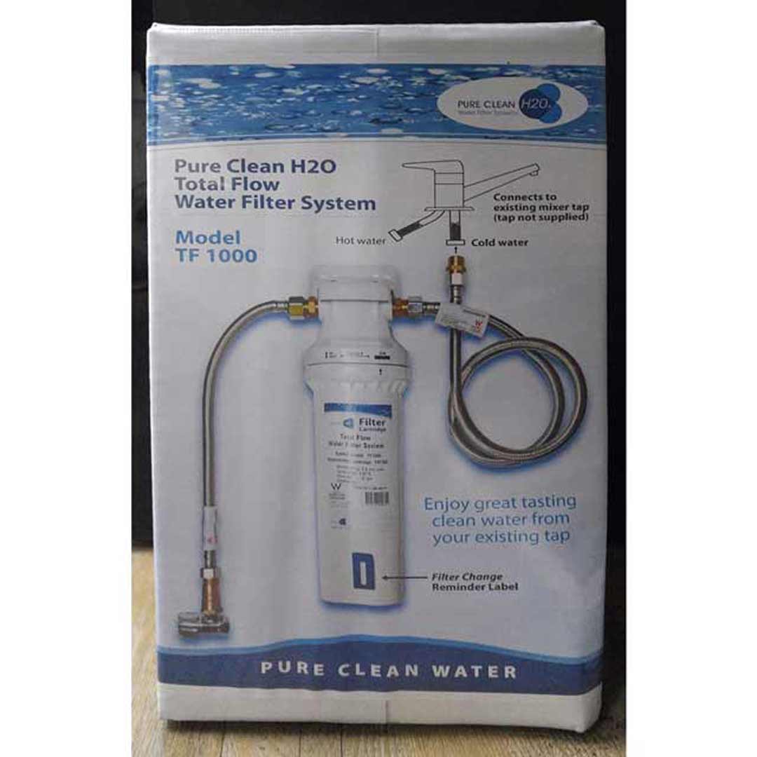 Pure Clean H20 Total Flow Water Filter System TF1000 Reduces Sediment