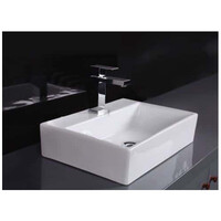 ECT Global Above Counter Basin Bathroom Ceramic Vanity White Acqua WB 5136