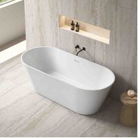 Freestanding Bath Tub 1500 x 730 Sanitary Grade Free Standing Bathtub Acrylic Oceano Nava NAV1573S