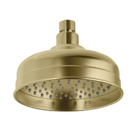Phoenix Tapware Shower Rose Cromford Shower Head Brushed Gold 134-5000-12