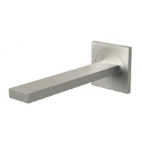 Phoenix Tapware Wall Basin Bath Outlet 200mm Brushed Nickel Ortho 100-7620-44