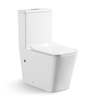 ECT Global Toilet Suite Universal Wall faced Rimless Soft Close Seat Dual Flash Acqua-III