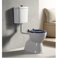 ECT Global Toilet Suite Commercial Care Raised Pan Ceramic Cistern S Trap Only Dual Flash Bestcare