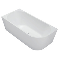 Fienza Isabella 1500 Bathtub Right Hand Acrylic Corner Bath Tub Gloss White FR67-1500R
