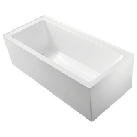 Fienza Sentor 1650 Bathtub Right Hand Acrylic Corner Bath Tub Gloss White FR02-1650R