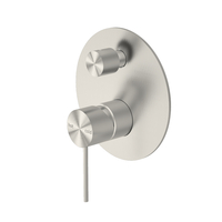 Nero Tapware Mecca Shower Mixer With Divertor Brushed Nickel NR221911aBN