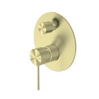 Nero Tapware Mecca Shower Mixer With Divertor Brushed Gold NR221911aBG