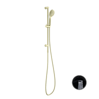 Nero Tapware Opal Shower Rail With Air Shower Brushed Gold NR251905aBG