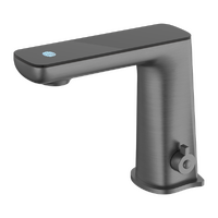 Nero Tapware Sensor Mixer Basin Tap Temperature Control Hands Free Gun Metal NR222101GM