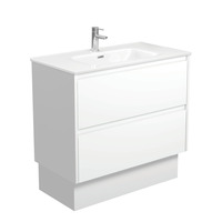 Fienza Joli Amato 900 Bathroom Vanity on Kickboard Satin White JOL90BWK
