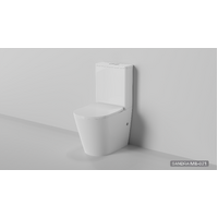 Zumi Toilet Suite Back to Wall Bathroom Two Piece Rimless Sandra MB-021