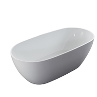 Zumi Bathtub Free Standing Oval Shape Bath Tub Gloss White 1700mm BT6602-1700