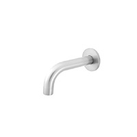 Meir Universal Round Curved Bathroom Wall Bath / Basin Outlet 130mm Spout Chrome MS05-130-C