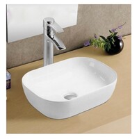 ECT Global Above Counter Basin Ceramic Bathroom Vanity Gloss White Lucerne WB 4632
