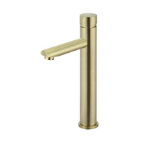 Meir Tall Vessel Basin Mixer Round Pinless Bathroom Tap PVD Brushed Nickel MB04PN-R2-PVDBN