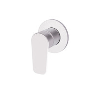 Meir Wall Mixer Round Paddle Handle Shower Bathroom Tap Polished Chrome MW03PD-C