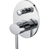 Fienza Ovalie Shower Wall Mixer with Diverter Oval Plate Chrome 215102