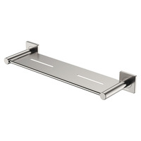 Fienza Metal Shower Shelf Square Plate  Brushed NIckel Kaya 83207BN