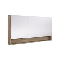 Fienza Aluca 1500 Display Shelf Mirror Cabinet DMC1500