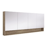 Fienza Aluca 1800 Display Shelf Mirror Cabinet DMC1800 