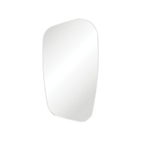 Fienza Capriccio Matte White Asymmetrical Framed Mirror 1200 x 650mm FMCA65120W