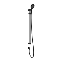 Nero Tapware Mecca Care 25MM Grab Rail and Adjustable Shower Rail Set 900MM Matte Black NRCS004MB