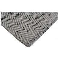 Bayliss Rugs Brazil Smooth Grey Hand Woven Wool Floor Area Rug 160cm x 230cm