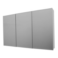 Castano 1200 Florence Mirror Door Wall Cabinet Gloss White 1200MSCWH