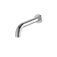 Castano Bath Spout Curved 230mm 6 Star Rated 90 Bend Bathroom Milan Chrome MI230BBSC6S