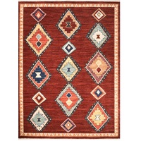 Kashan Tribal Oriental Geometric Pattern Wool Blend rug 200cm x 280cm