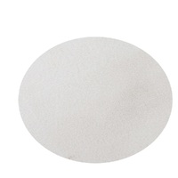 Faux Fur Rugs 160cm Diameter Soft Polyester Silky Shag Round Rug White