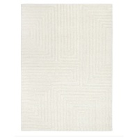 Les Nomades Rug Modern Contemporary Rugs Hand Tufted Wool 160cm x 230cm Ivory