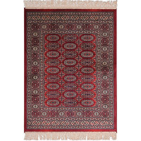 Art Silk Floor Carpet Rug 100cm x 137cm Chiraz Red 8438-12