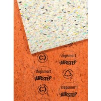 Carpet Underlay Foam Floor Padding 180 x 100cm 7mm Thick  Flooring Airstep Stepsmart Orange