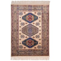 Art Silk Hallway Carpet Runner Hall Flooring 68cm x 230cm Chiraz Beige 9379-4
