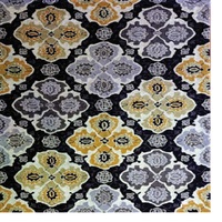 Botanical Rug Grey Transitional Thick Floor area Carpet 200cm x 290cm 