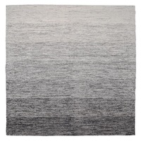 Oxford Large Flatweave Hand Knotted Rug Cotton Modern 155cm x 225m Black & White