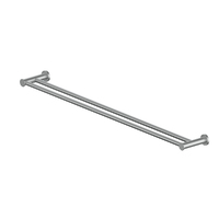 Greens Tapware Double Towel Rail Holder Gisele Brushed Stainless 18415BS