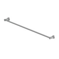 Greens Tapware Single Towel Rail Holder 760mm Gisele Brushed Stainless 18413BS