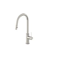 Nero Tapware Mecca Pull Out Sink Mixer With Vegie Spray Function Brushed Nickel NR221908BN