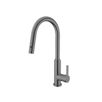 Nero Tapware Pearl Pull Out Sink Mixer With Vegie Spray Function Gun Metal  NR231708GM