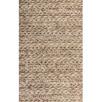 Mos Rugs Svend Rug Wool Breaded Weave Floor Area Carpet 155 x 225cm Greyology BSVEND-6520