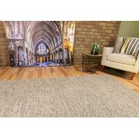 Mos Rugs Park Lane Rug Hand Crafted Wool Floor Area Carpet 155 x 225cm Smoke BPARKLANE-SMOKE