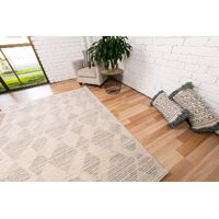 Mos Rugs Cozy Rug Designer Floor Area Carpet 160 x 230cm Ivory Beige B5427-IVORYBEIGE