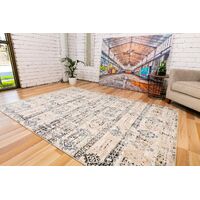 Mos Rugs Cozy Rug Polyester Floor Area Carpet 200 x 290cm 5434 Ivory Beige C5434-IVORY-BEIGE
