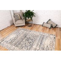 Mos Rugs Cozy Rug Polyester Floor Area Carpet 200 x 290cm 5438 Ivory Beige C5438-IVORY-BEIGE