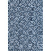 Mos Rugs Bellevue Rug Wool Floor Area Carpet 200 x 290cm 510 Blue CBELL-BLUE