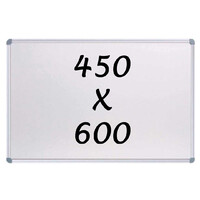 Whiteboards Direct Magnetic Whiteboard 450mm x 600mm Writing Board Commercial 10y Warranty
